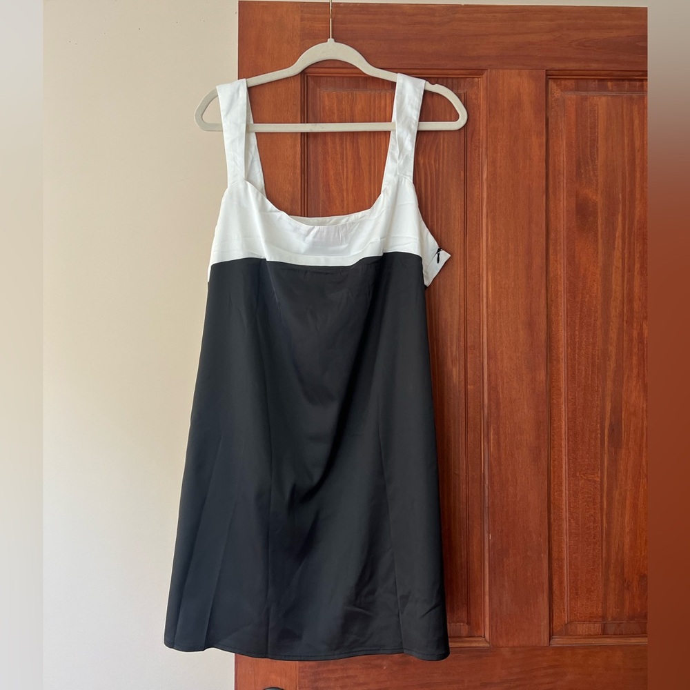 Peppermayo Odette Satin Mini Dress Onyx